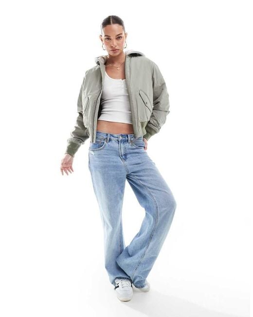 Superdry Gray Hooded Ma1 Bomber Jacket