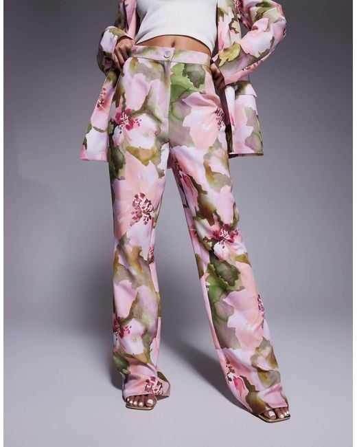 Pantalon d'ensemble ASOS en coloris Purple