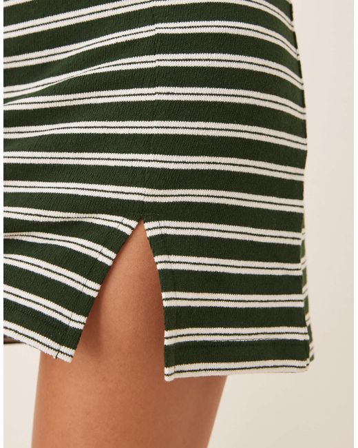 ASOS Natural Mini Skort Co-ord