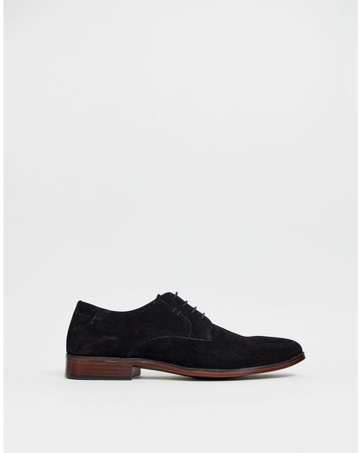 black suede derby shoes mens