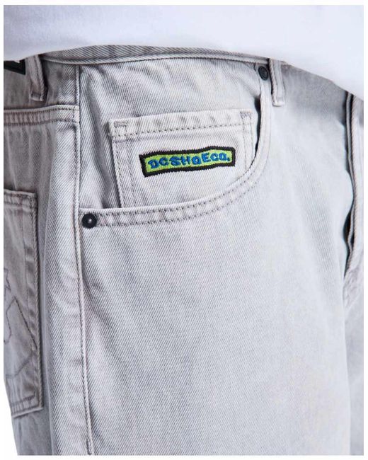 DC Shoes Gray Baggy Jeans for men