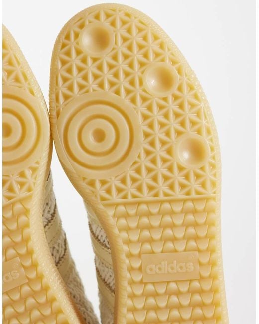 Adidas Originals White Samba Og Crochet Sneakers for men