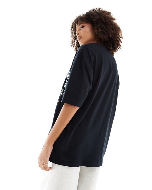 ASOS Black Unisex Oversized Band T-shirt