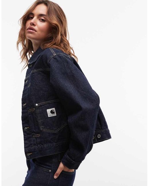 Carhartt Blue Belmar Denim Jacket