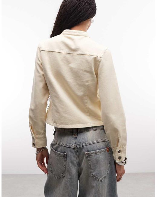 Reclaimed Vintage Natural Drummer Boy Jacket