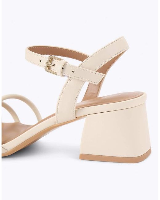 KG by Kurt Geiger Natural Sable Heeled Sandals