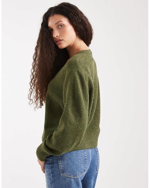 Vero Moda Green – weicher oversize-pullover
