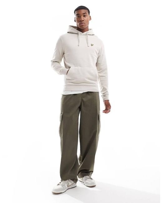 Lyle & Scott Gray Pullover Hoodie for men