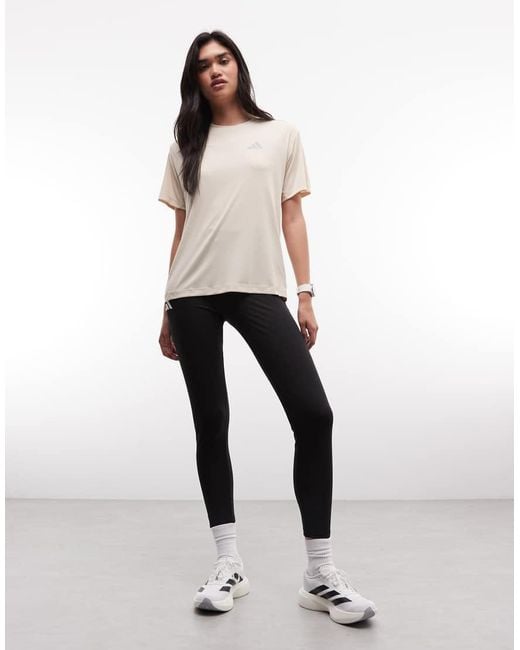 Adidas Originals White Adidas Running Essentials T-shirt