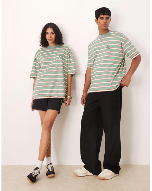 ASOS Green Disney Unisex Oversized T-shirt With Mickey Mouse Print