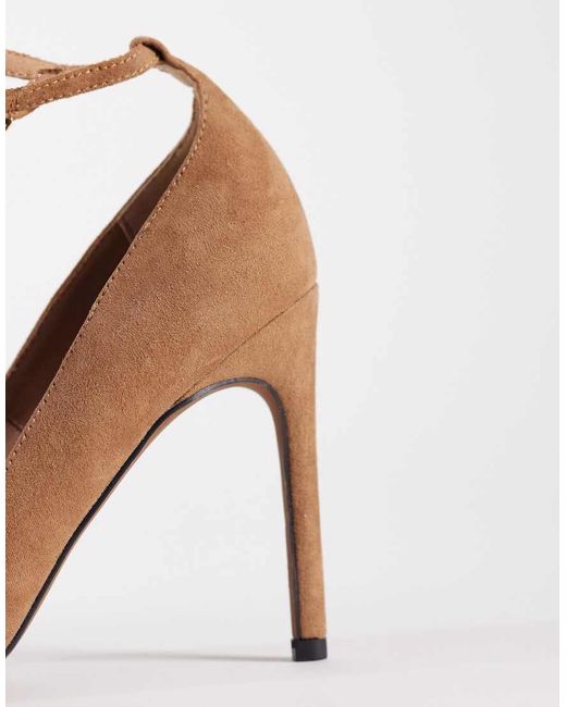 ASOS White Priscilla Round Toe Pumps