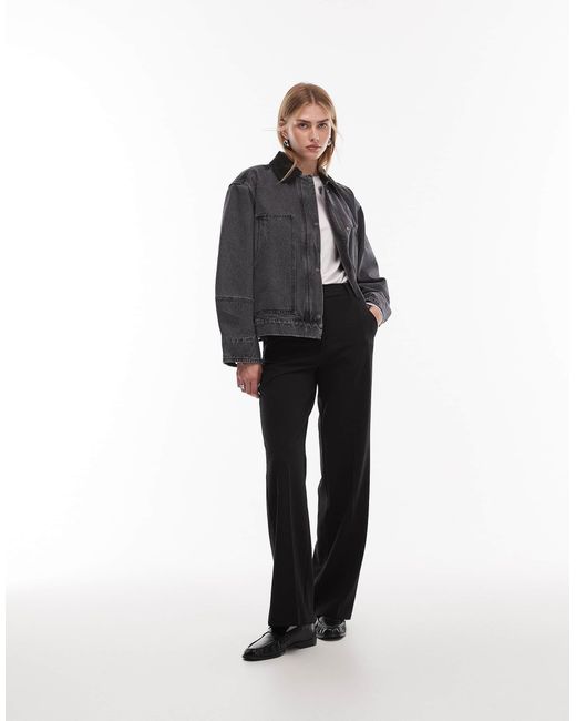 ARKET Black Canvas Barn Jacket