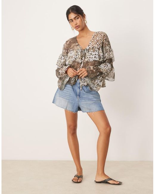 Blusa Bohémien di ASOS in Multicolor