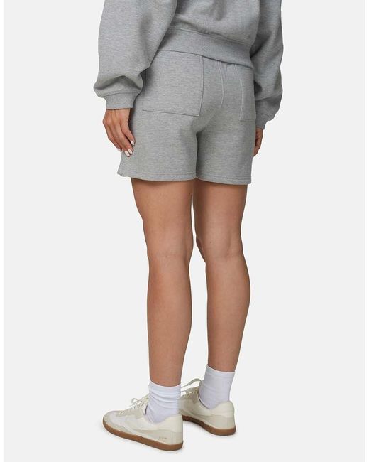 Good For Nothing Gray Baggy Shorts With Embroidered Logo