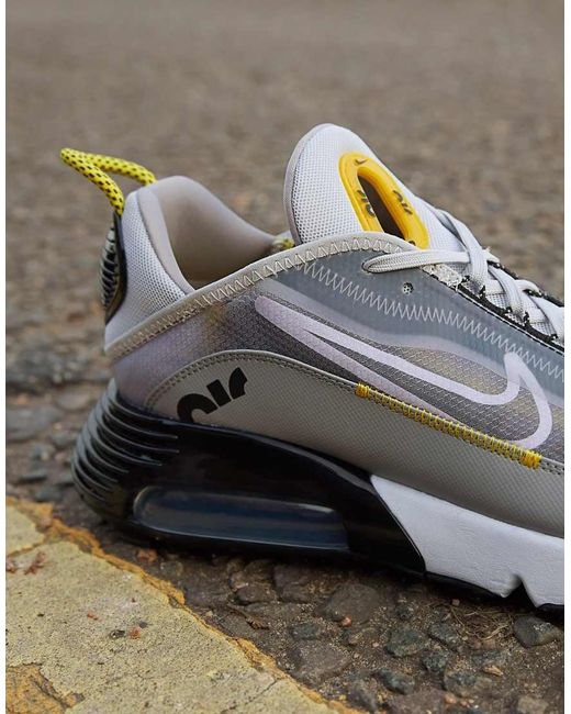 nike air max 2090 grey yellow