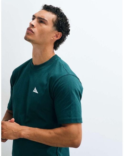 Parlez Blue Pennant Flag Back Graphic T-shirt for men