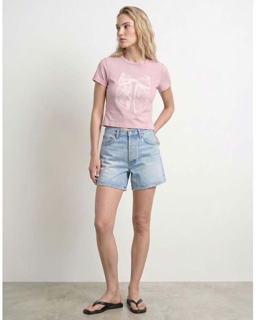 HYPEDROP T-Shirt in het Pink