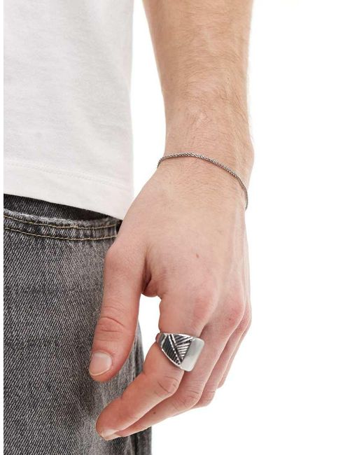 Bracciale di ASOS in White