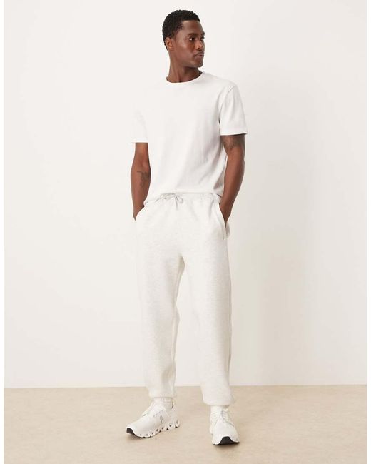Abercrombie & Fitch Natural Ypb Fleece Cinch Hem joggers for men