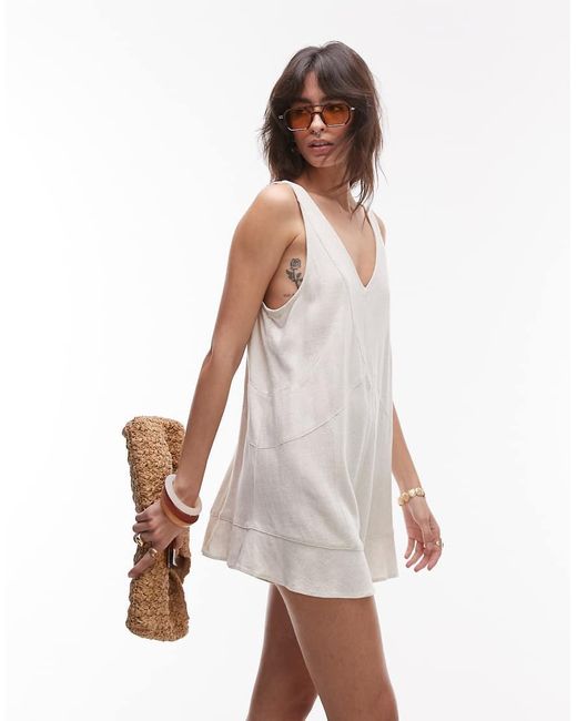 Tuta Corta Neutra di TOPSHOP in White