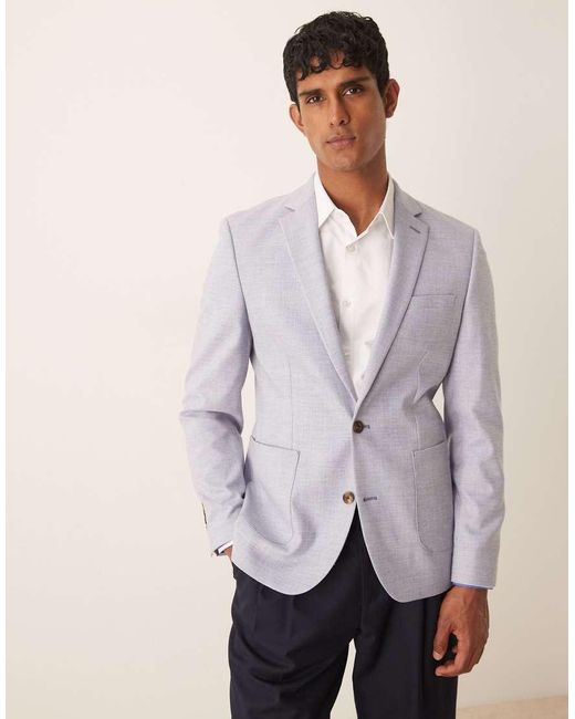 ASOS Blue Skinny Blazer for men
