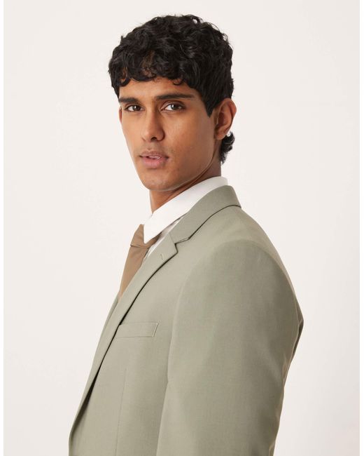 ASOS Green Slim Suit Jacket for men