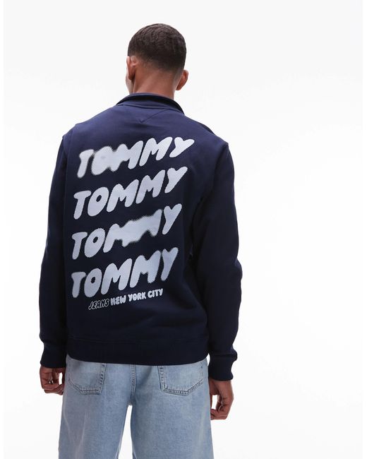 Tommy Hilfiger – sweatshirt in Blue für Herren