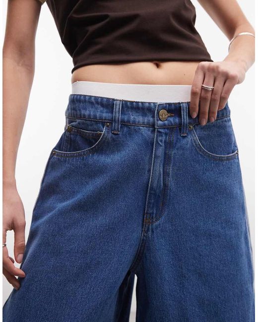 Adidas Originals Blue Firebird Jorts