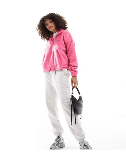 Columbia Pink Brushy Bay Half Zip Fleece