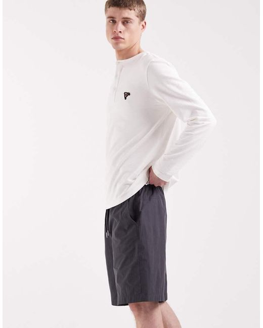 ASOS Halflange Elastische Jort in het White voor heren