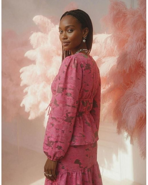 HYPEDROP Pink – hemdbluse