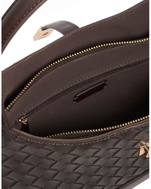 Dune Brown Dorset Shoulder Bag