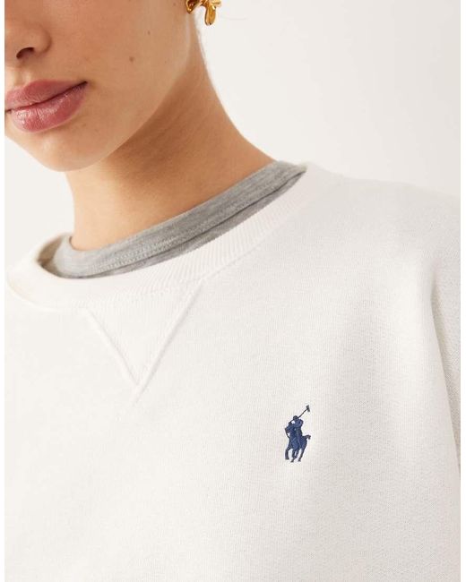 Polo Ralph Lauren Natural Icon Logo Crew Neck Sweater