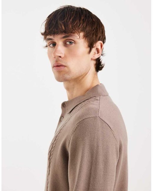 Polo di Threadbare in Brown da Uomo
