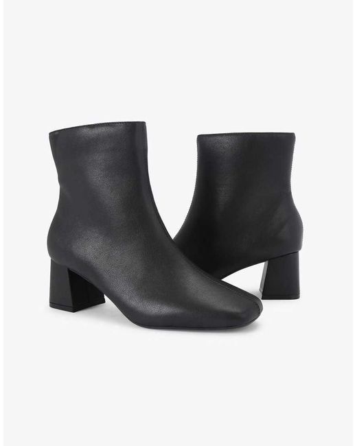 KG by Kurt Geiger Black Storm Mid Ankle Boots