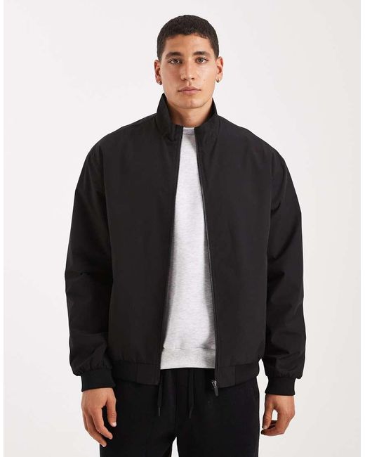 Jack & Jones Black Harrington Jacket for men