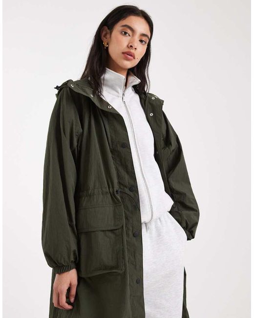 Levi's White Oversized Lightweight Parka