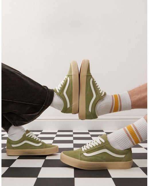 Vans Brown Old Skool Trainers With Crepe Sole