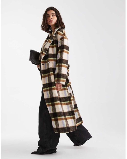 French Connection Multicolor Belted Formal Coat
