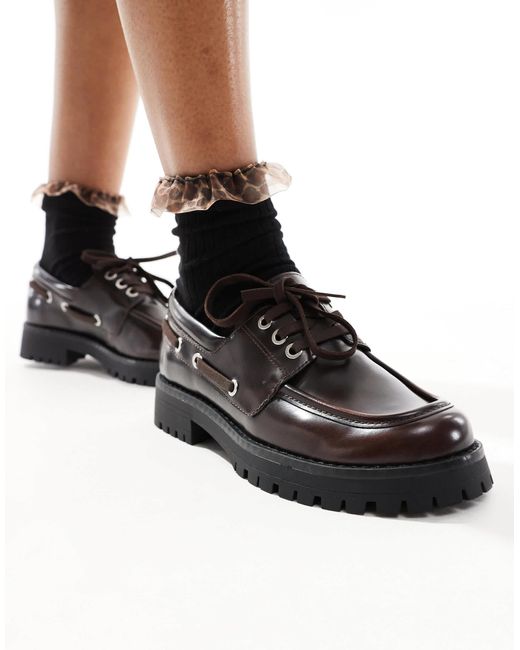 Stradivarius Black – bootsschuhe