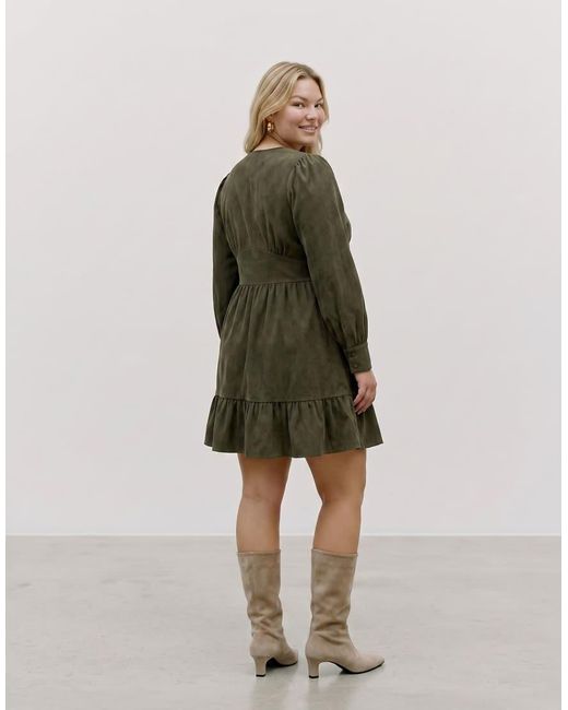 Vero Moda Peplumjurk in het Green