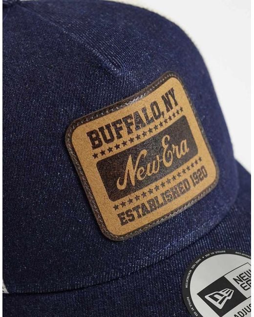 KTZ Blue Patch Logo Trucker Cap for men