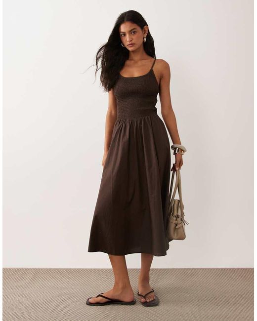 Cotton On Natural Amelia Maxi Dress