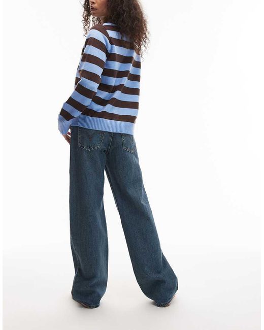 Levi's Blue Superlow Loose Jeans
