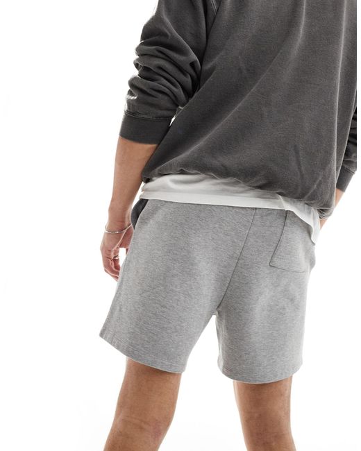 ASOS Gray 2 Pack Shorter Length Slim Shorts for men