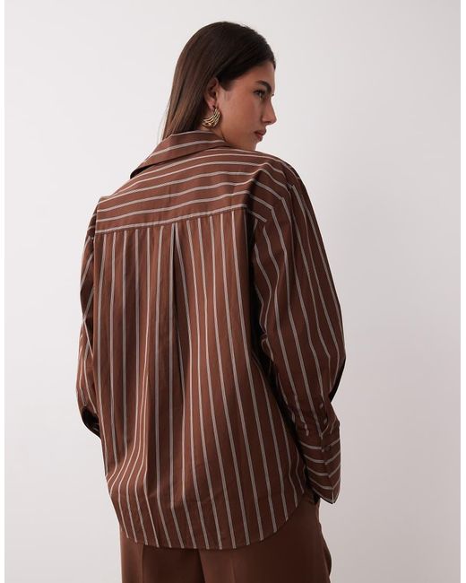 Mango Brown Llama Oversized Shirt Co-ord