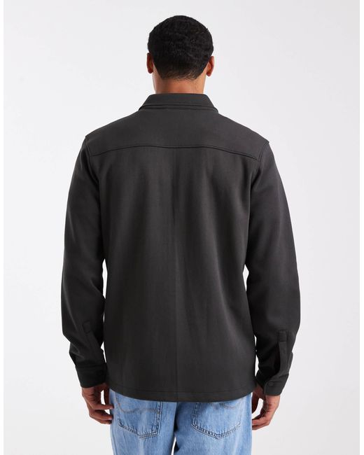 Threadbare – hemdjacke in Black für Herren