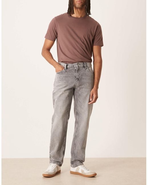 ASOS Men's Natural Straight Leg Jeans