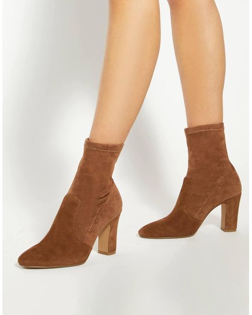 Dune Brown Optilly Ankle Boots