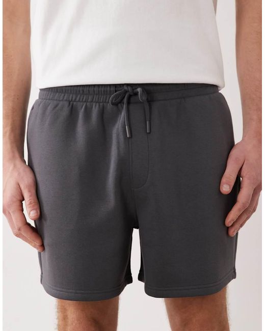 ASOS White Essentials Oversized Fit Jersey Shorts for men